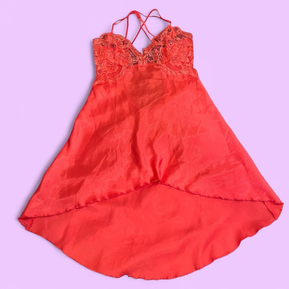 Shirley of Hollywood Pink Lace Chemise